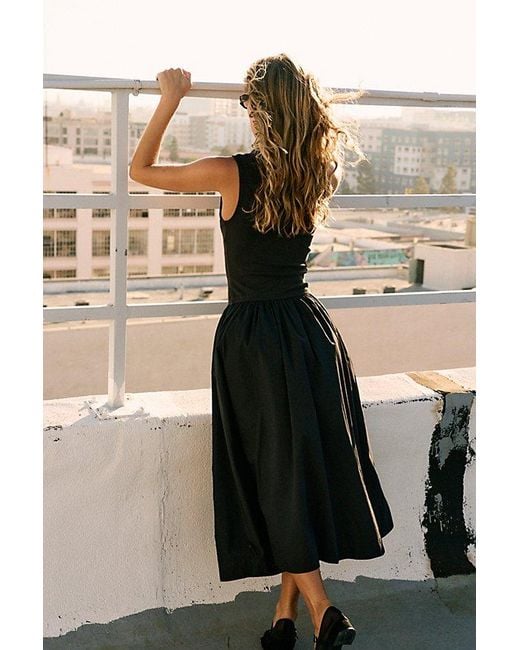 free-est Black Pepita Midi