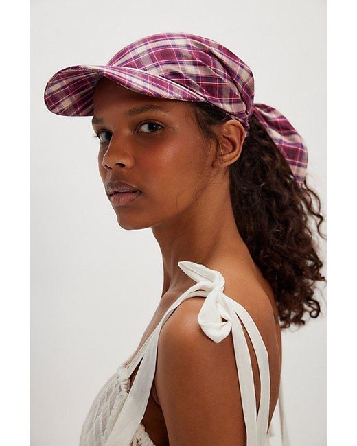 Clyde Ellie Brimmed Scarf Hat By in Red | Lyst display picture 3