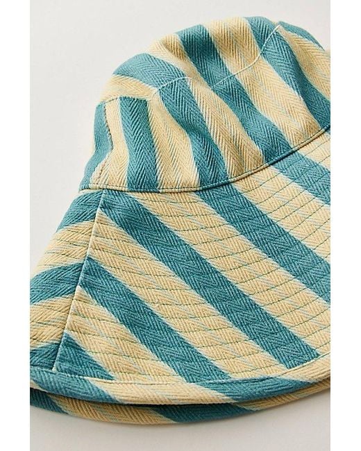 Free People Green Oversized Washed Bucket Hat