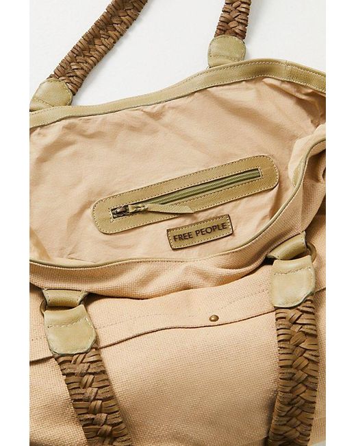 Free People Natural Waverly Tote