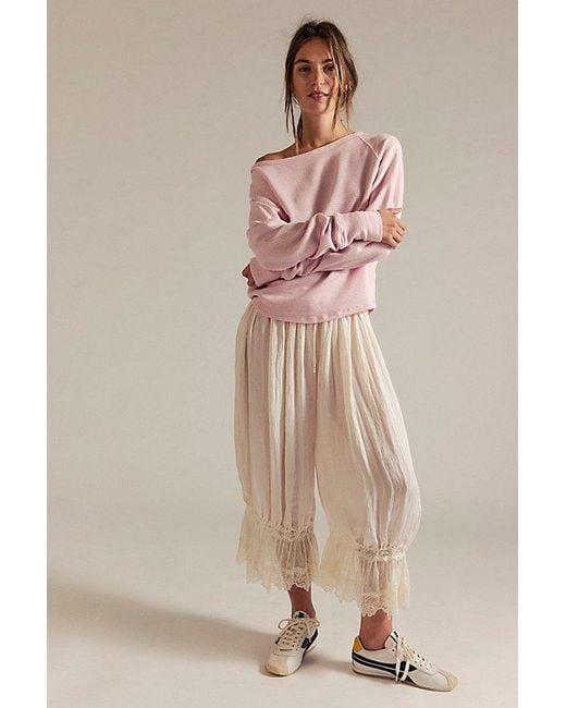 Free People Pink Jess Long Sleeve