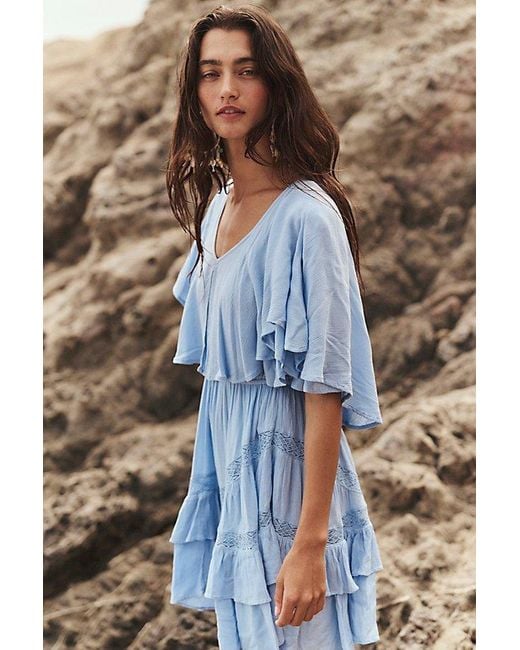 free-est Blue Gabriella Mini Dress By