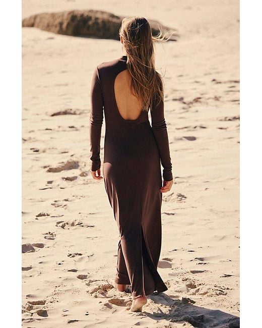 free-est Black Good Feels Alessia Maxi Dress By