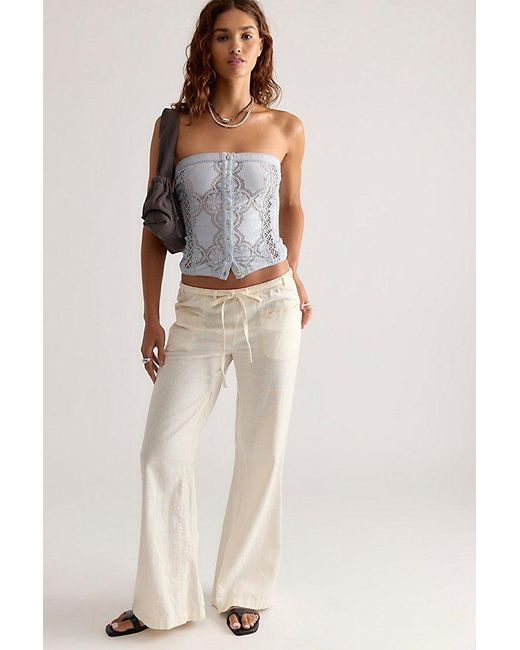 Free People Gray Sofia Tube Top
