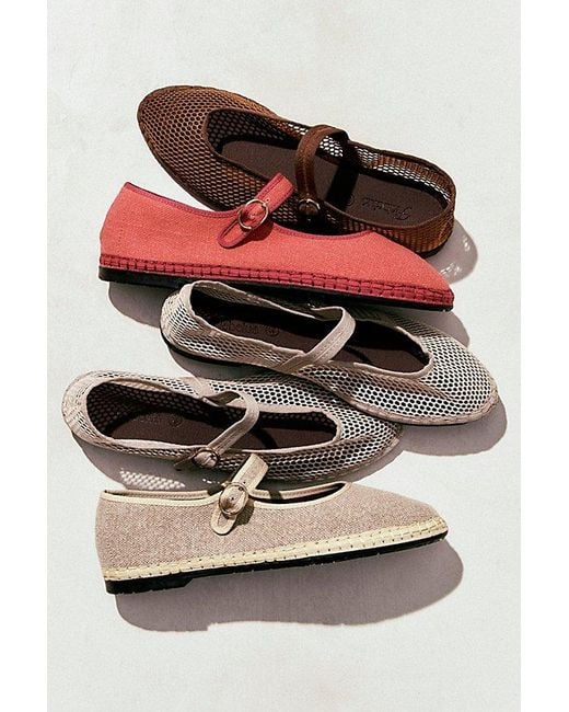 Flabelus Blue Happy Place Mary Janes By
