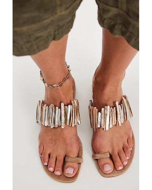 Jeffrey Campbell Black Perla Shell Sandals By