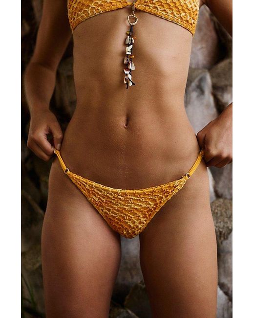 Acacia Swimwear Brown Sale Crochet Bikini Bottoms