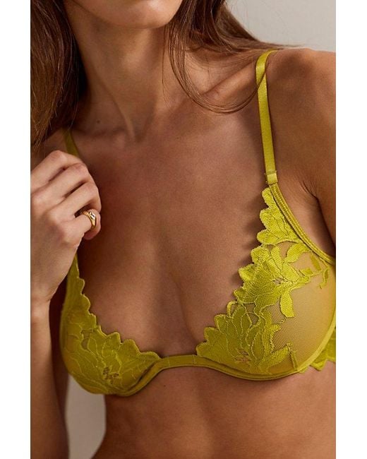 Intimately By Free People Brown Show Me Plunge Underwire Bra By