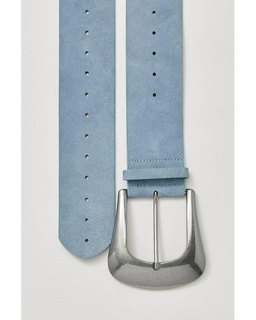 Free People Blue Lottie Suede Belt