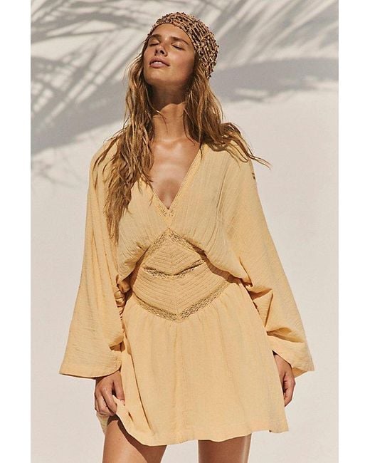 free-est Natural Celia Mini Dress By