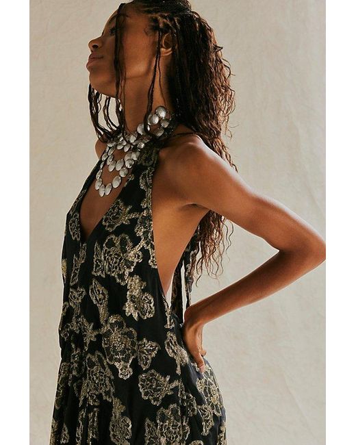 Free People Black Holding On Convertible Maxi Dress