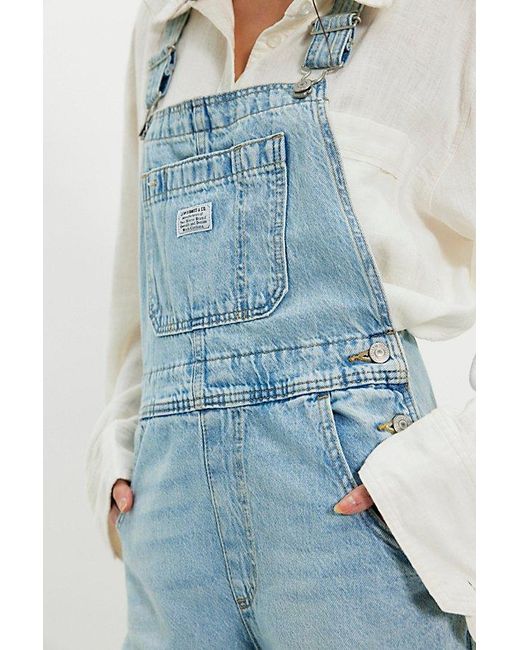 Levi's Blue Utility Shortalls