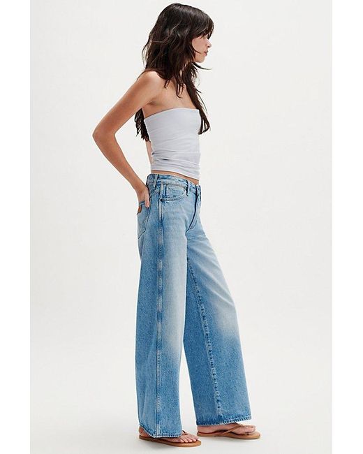 Wrangler Blue World Wide Mid-Rise Wide-Leg Jeans