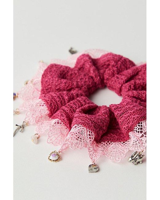 Free People Multicolor Esmerelda Pony Locket Scrunchie