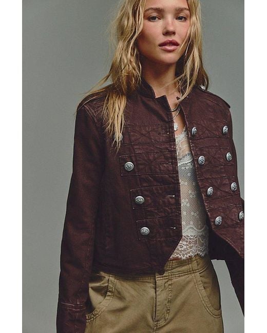 Free People Multicolor Ryland Band Jacket
