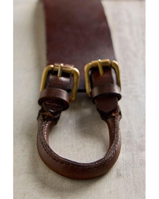 Free People Brown Everhart Hip Belt