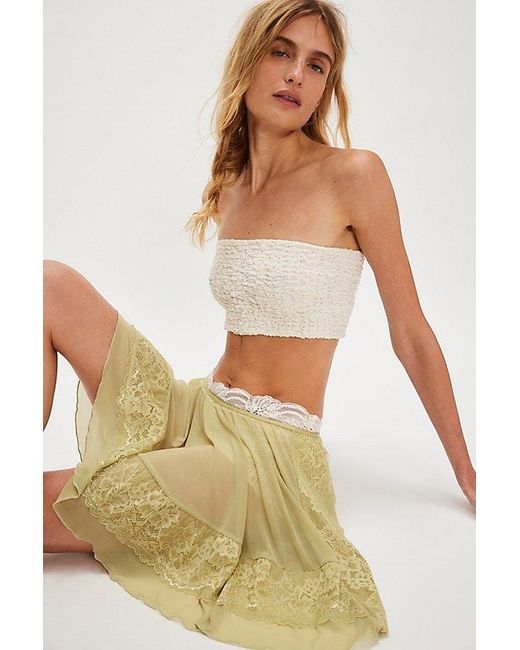 Free People Multicolor Over You Half Slip By