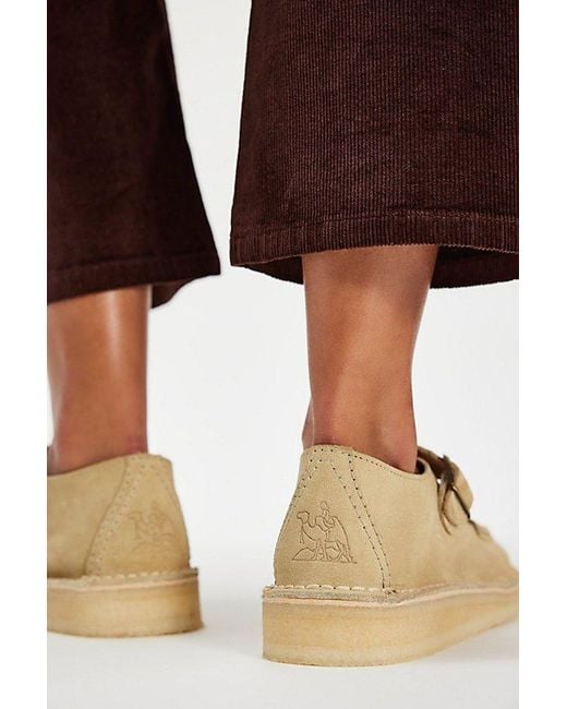 Clarks Brown Nomad T-Bar Wallabees