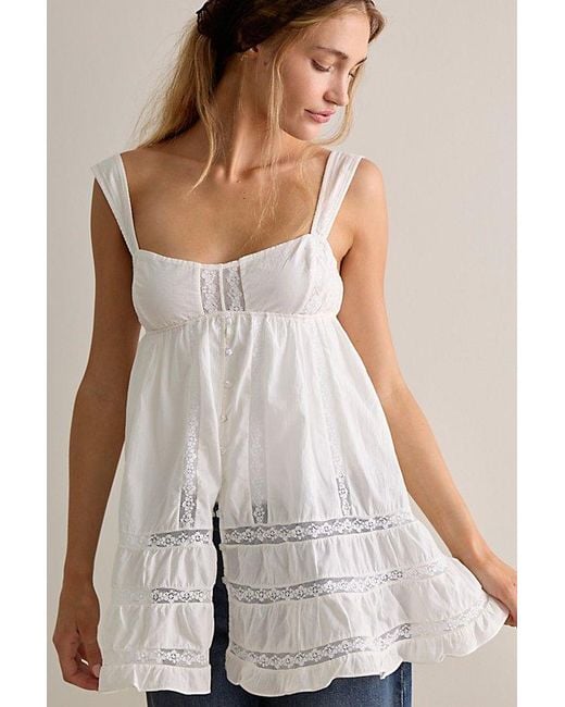 Free People Blue Soft Launch Bodysuit