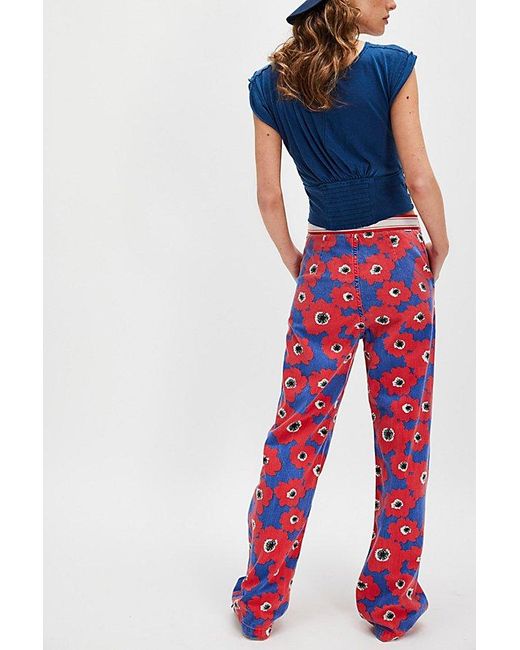 Mother Red The Let It Rip Maven Jeans