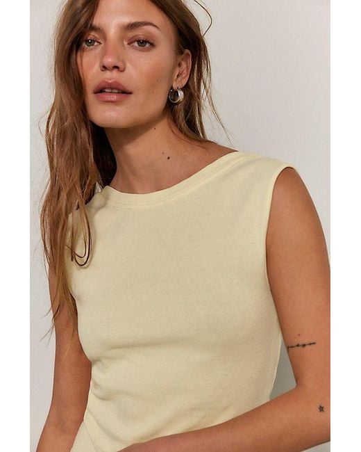 Free People Natural Ballad Reversible Tank Top