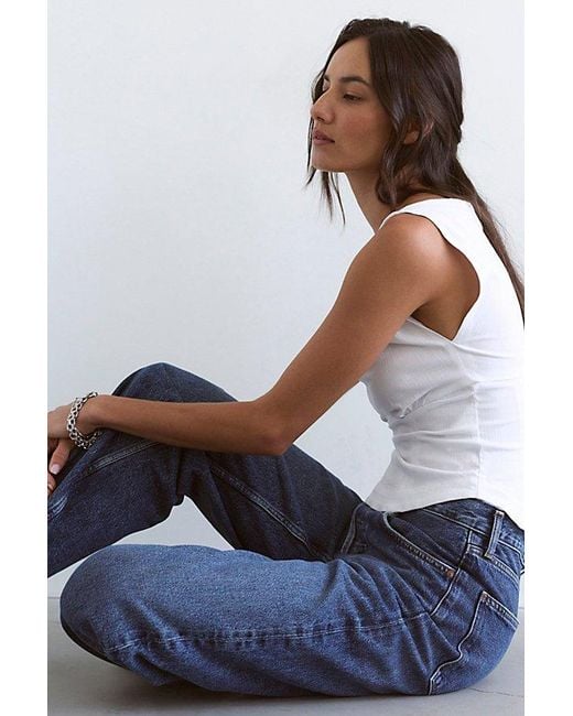 Agolde Blue Long Arc Jeans