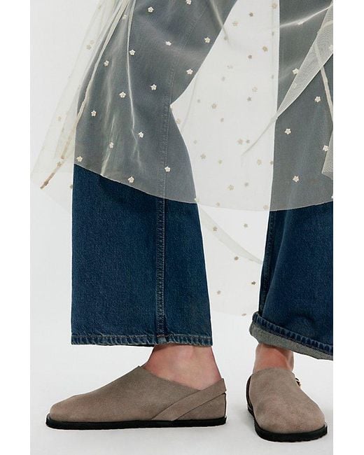 Silent D Blue Mia Mules By