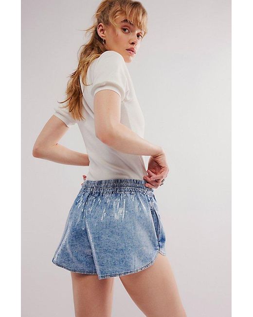 DIESEL Blue De-Sunny-S Shorts