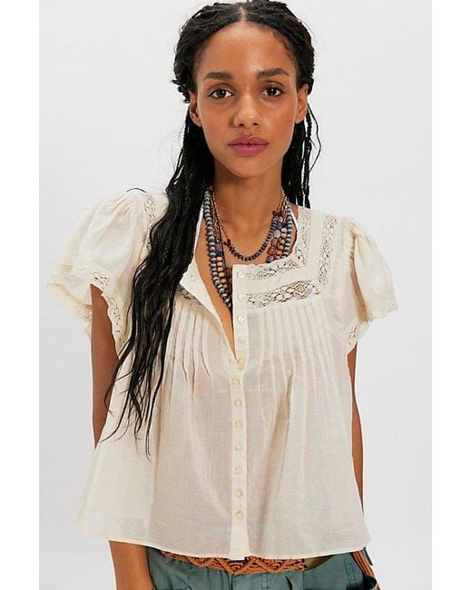 Free People Natural Monica Top