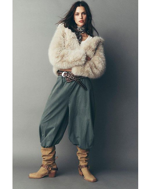 Free People Gray We The Free Denver Double Buckle Boots