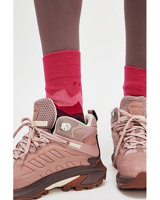 Falke Pink Tk2 Explore Mountain Socks
