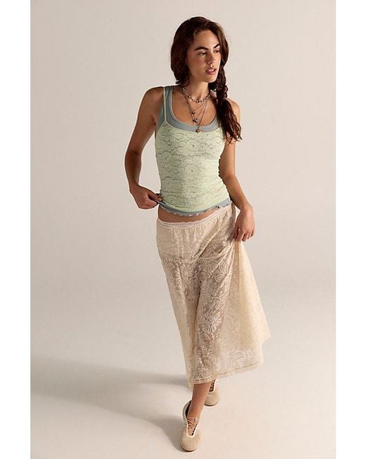 Intimately By Free People Green Smooth Talking Cami By
