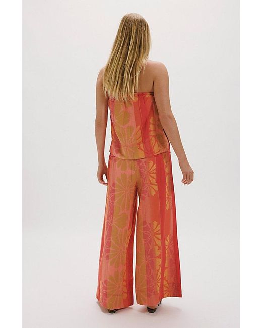 Free People Red Devella Set