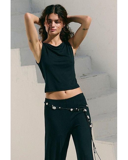 free-est Black Good Feels Pant Set By
