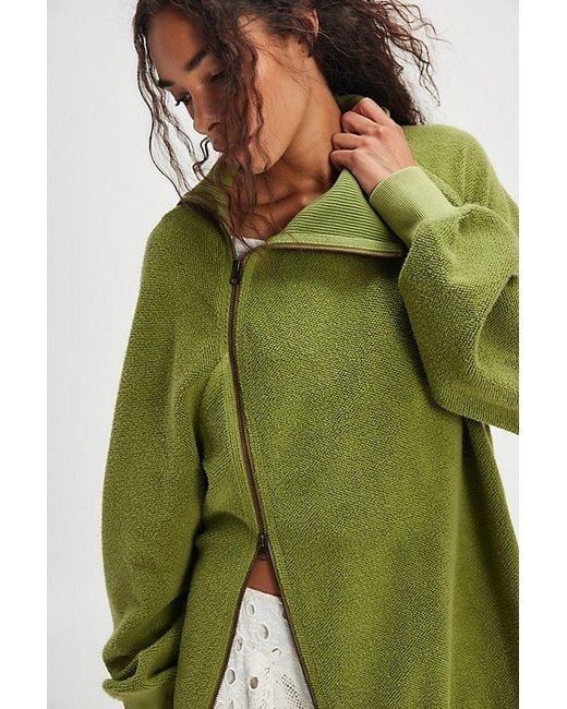 Free People Green Luna Sweatshirt