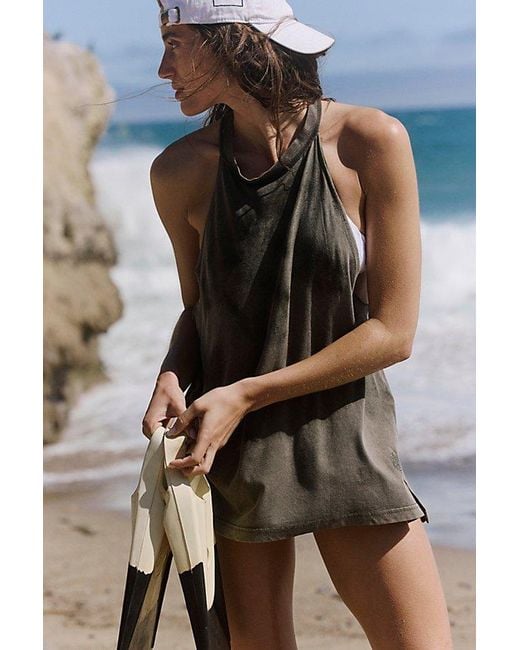 Fp Movement Blue Tiny Dancer Tunic Tank