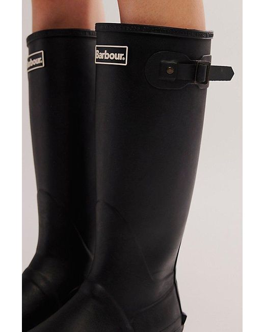 Barbour Blue Bede Tall Wellies