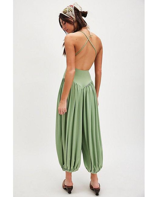 Norma Kamali Green Kenny Jumpsuit