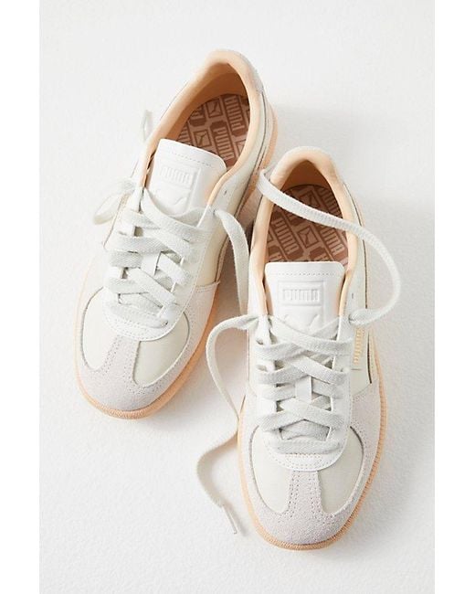 PUMA Palermo Sneakers At Free People In Warm White/alpine Snow, Size: Us 7.5