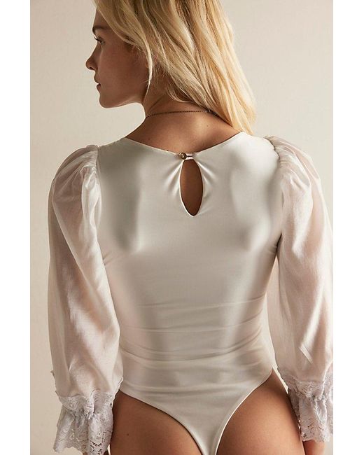 Nightcap Brown Prairie Lace Bodysuit