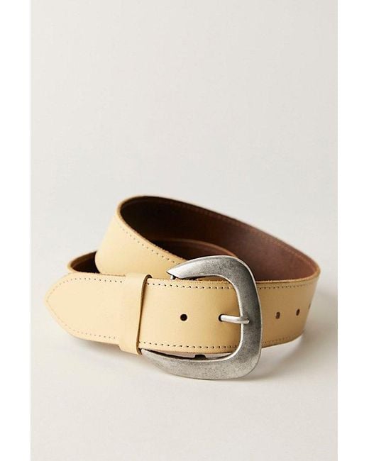 Free People Natural Charlie Leather Belt