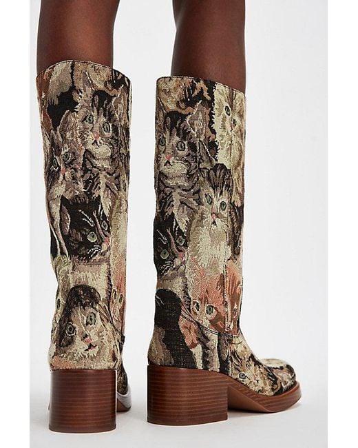 Jeffrey Campbell Black Whimsy Pull-On Boots