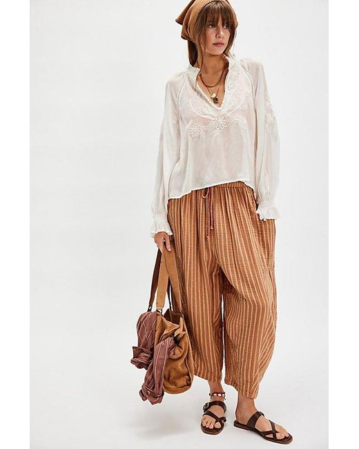Bali Brown Dragon Lily Blouse