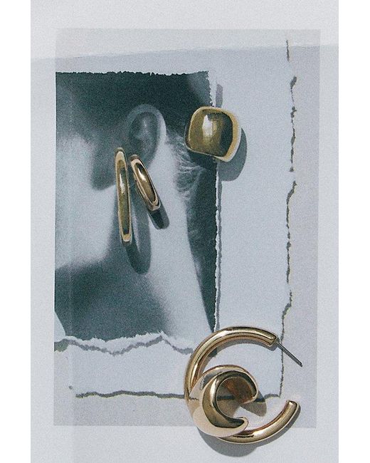 Free People Gray Heather Ear Cuff Set