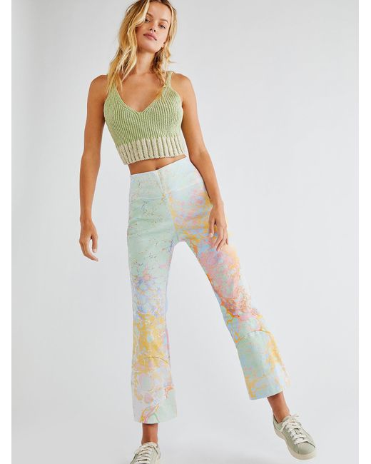 High Rise Flare Pants | Lyst 