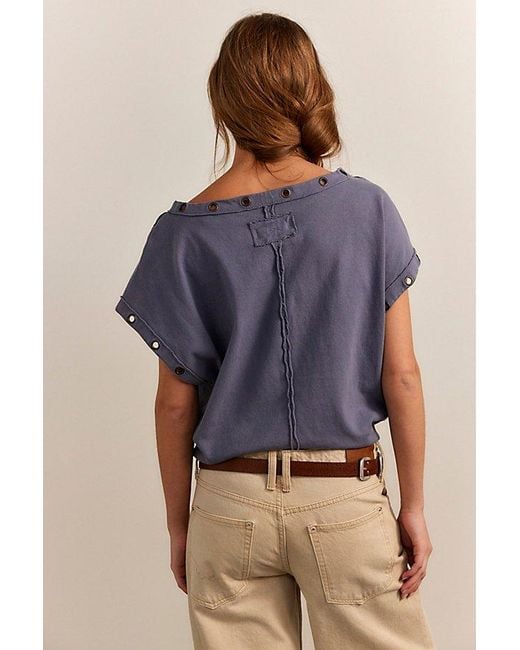 Free People Blue Billie Tee