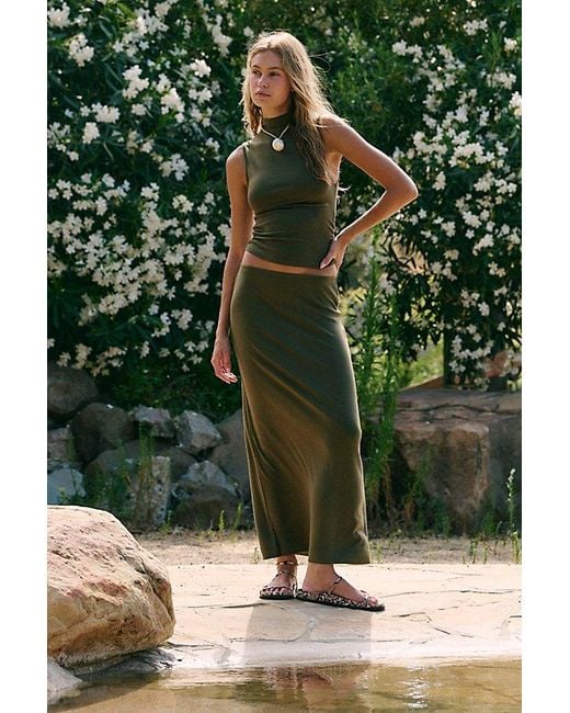 Free People Green Good Feels Set