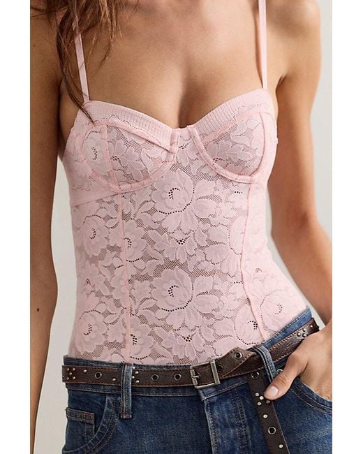Intimately By Free People Brown Smooth Talking Bodysuit By