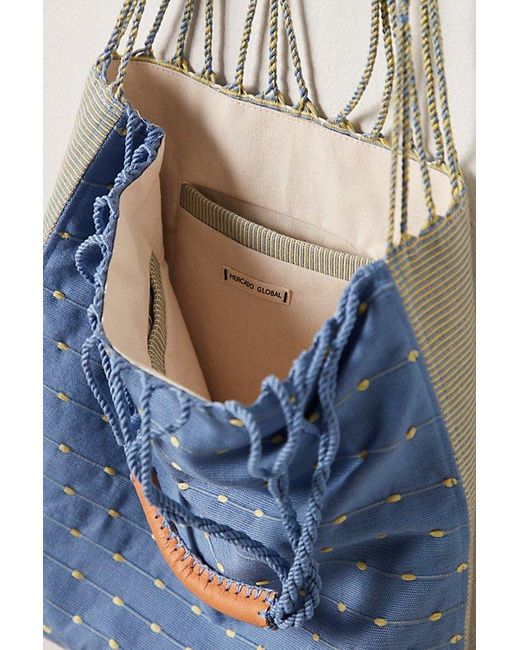 Mercado Global Blue Apolonia Tote