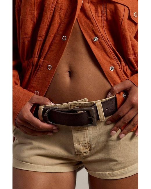 Free People Black Torre Leather Belt